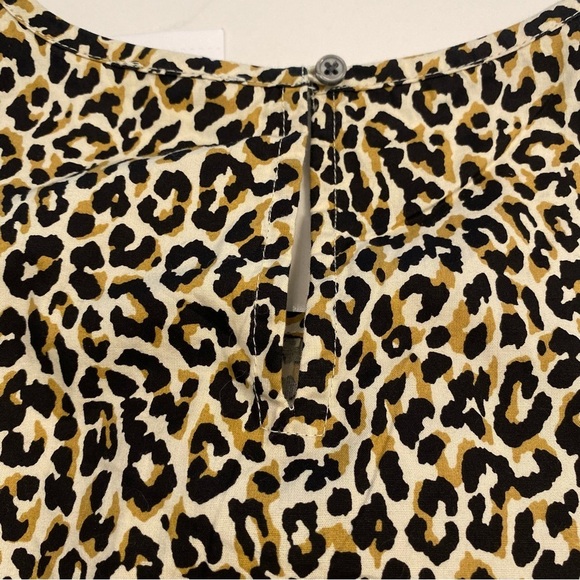J. Crew Cheetah Print Puff Sleeve Blouse - Picture 3 of 5